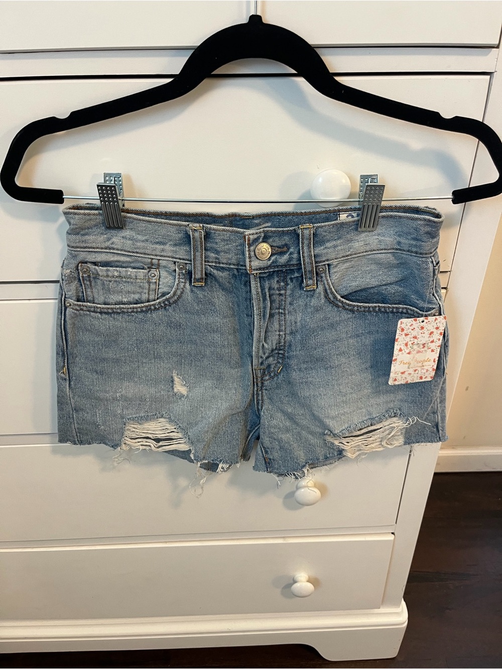 Free People Denim shorts